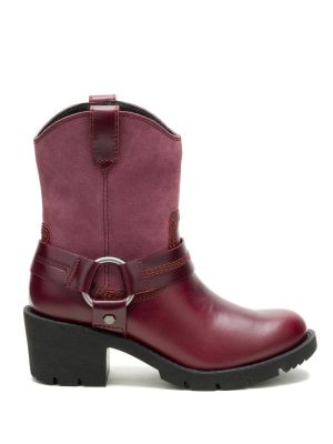 Imagen 2 del producto Bota Cuero Mujer Rewrite Harness Burdeo