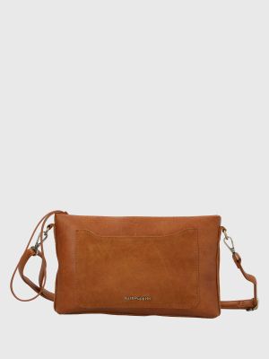 Cartera Ecocuero Mujer Liah Cross Café