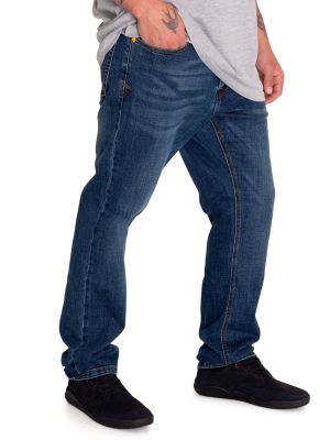 Imagen 2 del producto Jeans Denim Hombre Triblend Stretch Denim Slim Rojo CAT