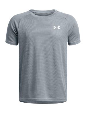 Polera Manga Corta UA Tech Niños Azul Underarmour