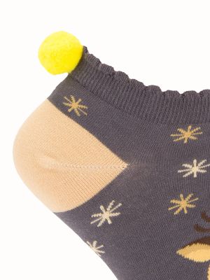 Imagen 2 del producto Calcetín Algodón Mujer Ped St Reno Gris