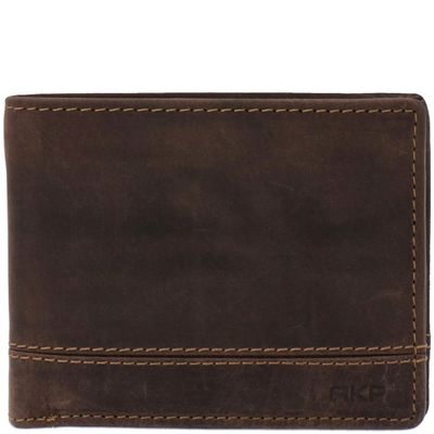 Billetera Hombre Ks Stitch Café