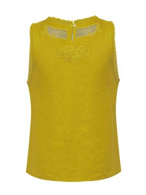 Imagen 2 del producto Blusa Lino Orgánico Mujer Cleep Amarillo