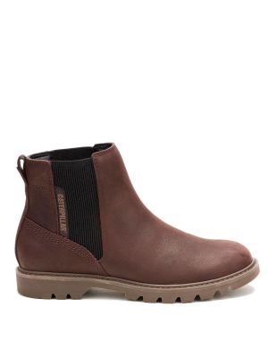 Imagen 2 del producto Botin Cuero Mujer Colorado Chelsea Marron Oscuro