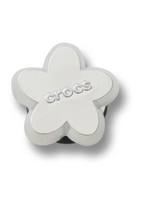 Jibbitz Flor Plateada Plateado