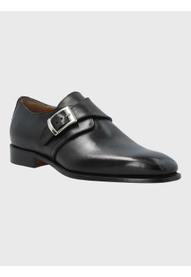 Zapato Italiano Hombre Cuero Ferra Negro