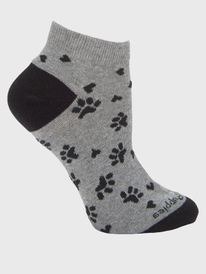 Imagen 1 del producto Calcetin Algodón Mujer Ped Footprint Gris