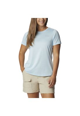 Polera M/C Alpine Chill Zero Celeste Mujer