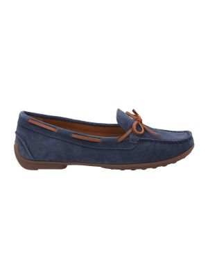 Mocasín Cuero Mujer Mena Azul