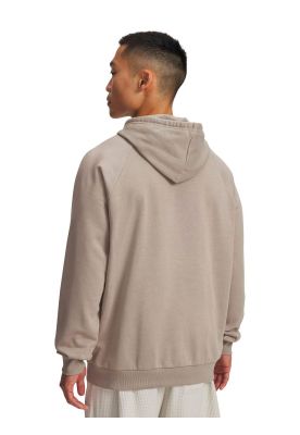 Imagen 2 del producto Poleron Lifestyle para hombre Rival Fleece Logo café 