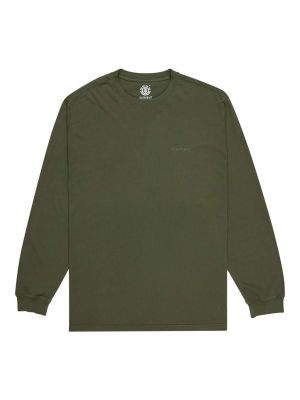 Polera Hombre Basic Pocket Pigment Verde