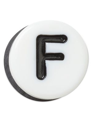 Jibbitz Crocs F Pequeña carta de amistad Blanco