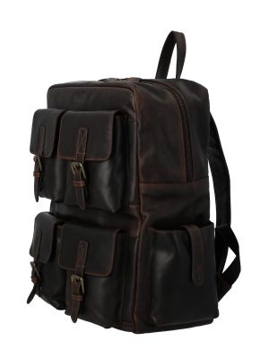 Imagen 2 del producto Mochila Cuero Unisex Tc Wolff Back Café
