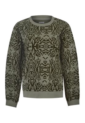 Polerón Algodón Orgánico Verde North Mujer