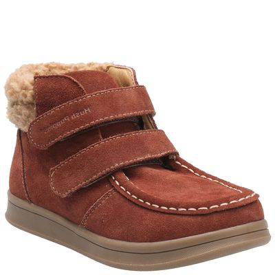 Botín Niño Koda Velcro Café