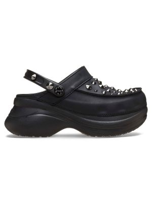Zueco Crocs Mujer Plataforma Bae Studded Clog Negro