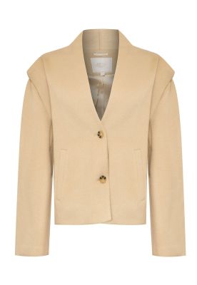 Chaqueta Lana Mujer Savana Café