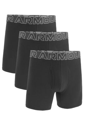 Pack 3 Boxers de algodón UA hombre Negro