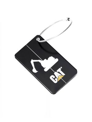 Llavero Metal Luggage Tag Unisex Negro