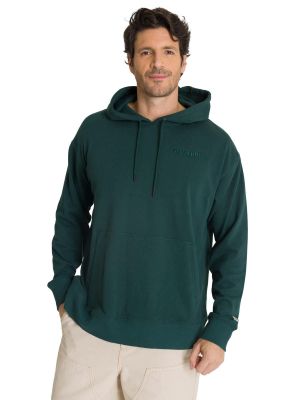 Imagen 1 del producto Polerón Con Gorro Hombre Relax French Terry Verde