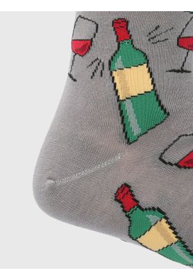 Imagen 2 del producto Calcetin Gris Wine Hombre