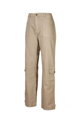 Pantalón Algodón Orgánico Mujer Noa Beige
