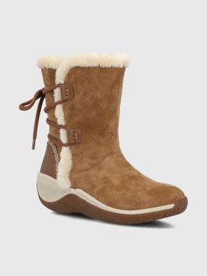 Imagen 1 del producto Bota Cuero Spinal Rug Bootie Café Mujer