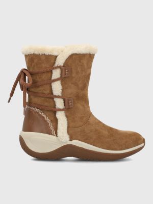 Imagen 2 del producto Bota Cuero Spinal Rug Bootie Café Mujer