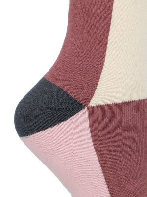 Imagen 2 del producto Calcetín Mujer Heavy Block Morado Algodón