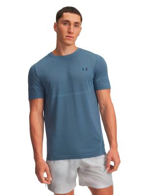 Polera Training hombre Vanish Elite Seamless Azul