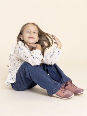 Imagen 2 del producto Zapatilla Cuero Moveland Niña Rosado