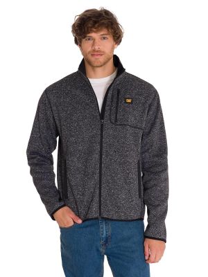 Polar Fleece Full Zip Hombre Gris