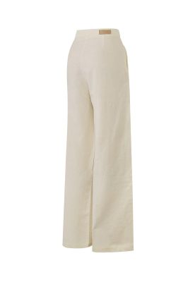 Imagen 2 del producto Pantalón Lino Orgánico Mujer Danubio Blanco 