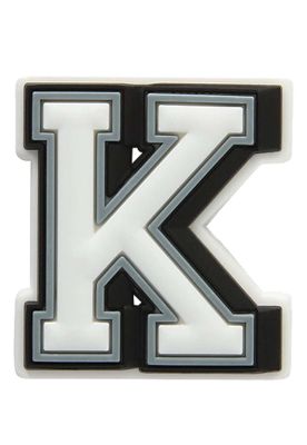 Jibbitz Letra K Blanco