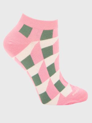 Calcetin Algodón Mujer Ped Perth Rosado
