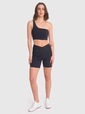 Calza Biker Mujer Livia Negro