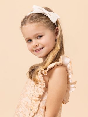 Imagen 2 del producto Cintillo Algodón Niña Headband Beige