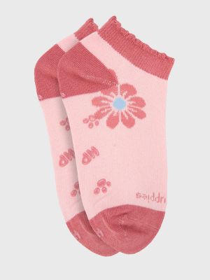 Imagen 2 del producto Calcetin Algodón Niña Ped St Flor Rosado