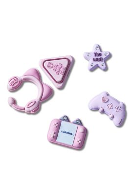 Jibbitz Gamer Chica Pack 5 Blanco