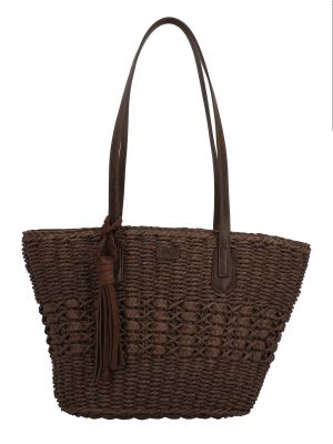 Cartera Papel Mujer Rkf Ivel Tote Café