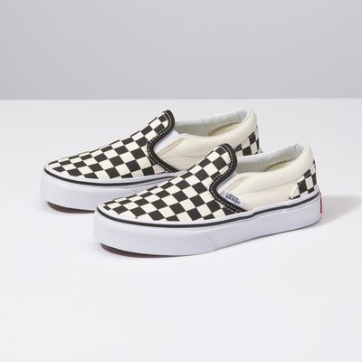 Zapatilla Niño Classic Slip-On (Checkerboard)Black