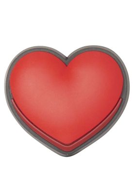 Jibbitz Crocs Corazón Rojo