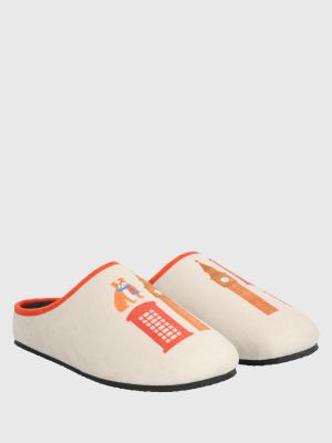 Imagen 1 del producto Pantufla Unisex Slipper Uk Bigben Beige