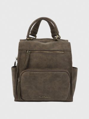 Cartera Mochila Ecocuero Mujer Dated Café