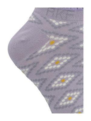 Imagen 2 del producto Calcetín Bambú Mujer Ped St Rombo Morado