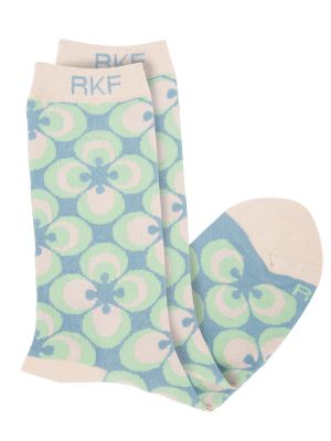 Imagen 2 del producto Calcetin Bambú Mujer Flori Azul