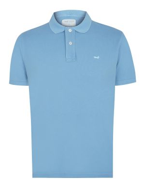 Polera Algodón Org Celeste Piquepro Hombre