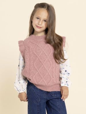 Imagen 2 del producto Chaleco Sin Mangas Isa Niña Rosado