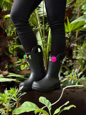 Imagen 2 del producto Bota de Agua Crocs Mujer Handle It Rain Boot Negro
