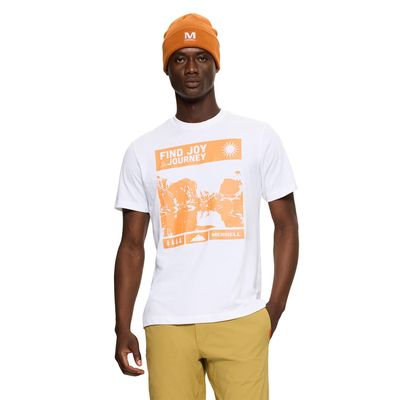 Polera Manga Corta Hombre Joy Blanco